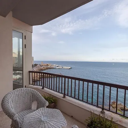 Breathtaking Seafront 3bd W/ Balcony, Coast By 360 Estates Διαμέρισμα Σλιέμα